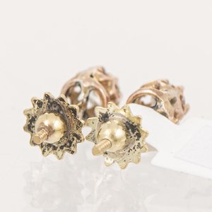 Par de Tornillos de Oro con Brillantes Aprox. 30 Puntos - imagen 2