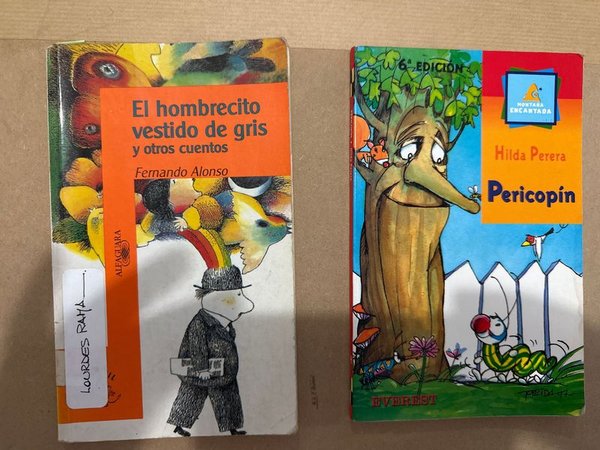 Libros: El Hombrecito Vestido de Gris y Pericopin - imagen 1
