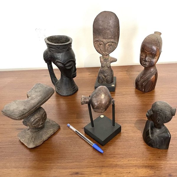 Piezas africanas de madera en excelente estado - imagen 1