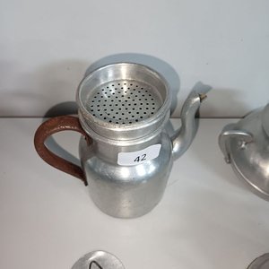Juego de Cafeteras y Azucareros de Aluminio - imagen 3