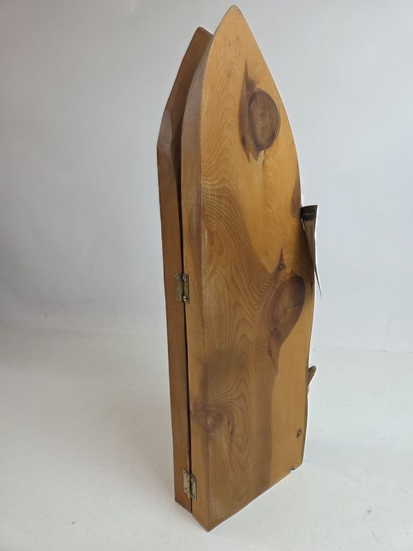 Reloj de madera patagonia, handmade con minerales - imagen 6