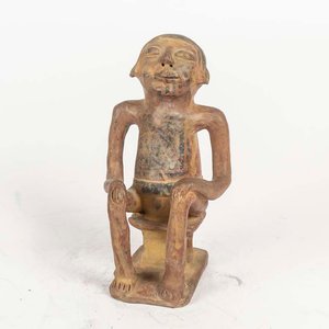 Lote anterior: Figura Desnuda Estilo Precolombino Sentada - 20 cm