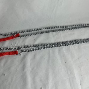 Par de Correas para Mascota con Cadena y Agarre Rojo - imagen 4