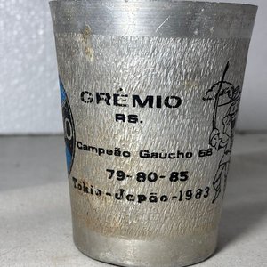 Juego de 10 Cuchillos y Jarra Metálica Grabada Club Grêmio - imagen 5