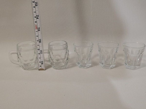Lote de jarritas y shot glasses miniatura - imagen 2