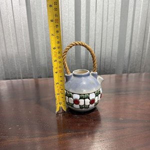 Tetera Decorativa Artesanal de Cerámica Esmaltada - imagen 7