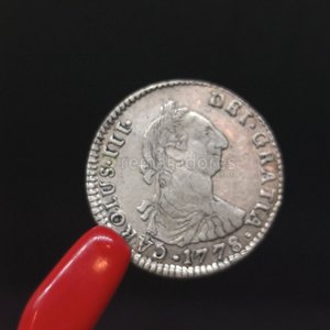 Moneda Antigua de Plata: "CARO. IIII. DEI. GRATIA. HISPAN. ET. IND. REX" 1778 y "FEDERADAS A.S.U. 1845" - imagen 8
