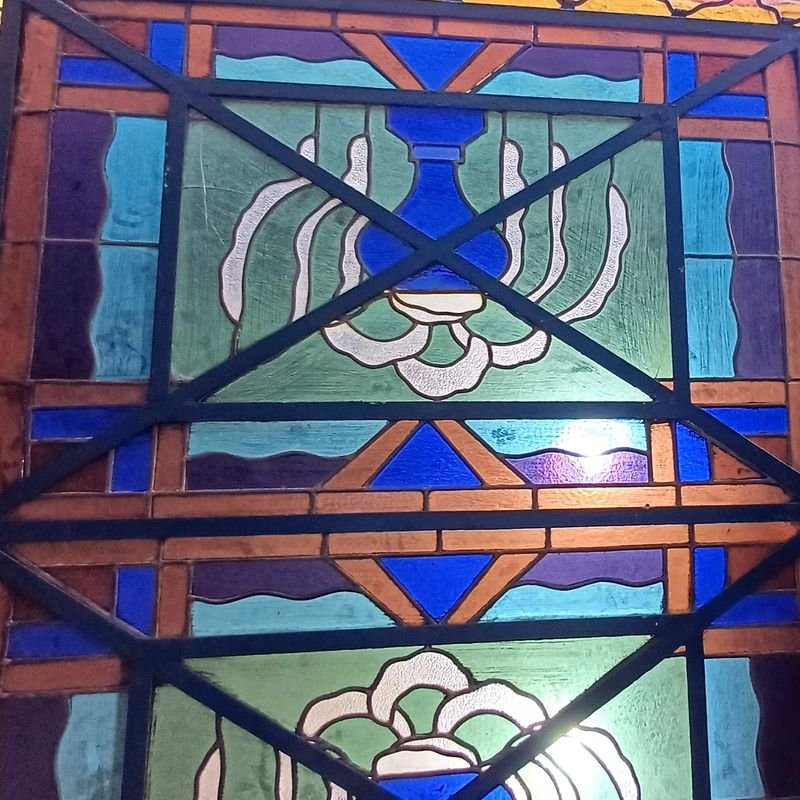 Ventana de vidrio labrado colorida para claraboya o tragaluz - imagen 5