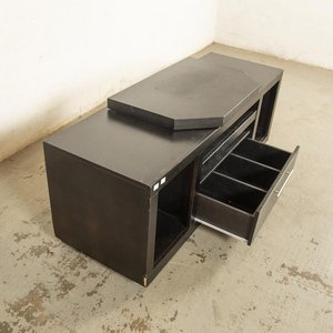Rack para TV Negro con Cajón y Estantes en MDF - imagen 3