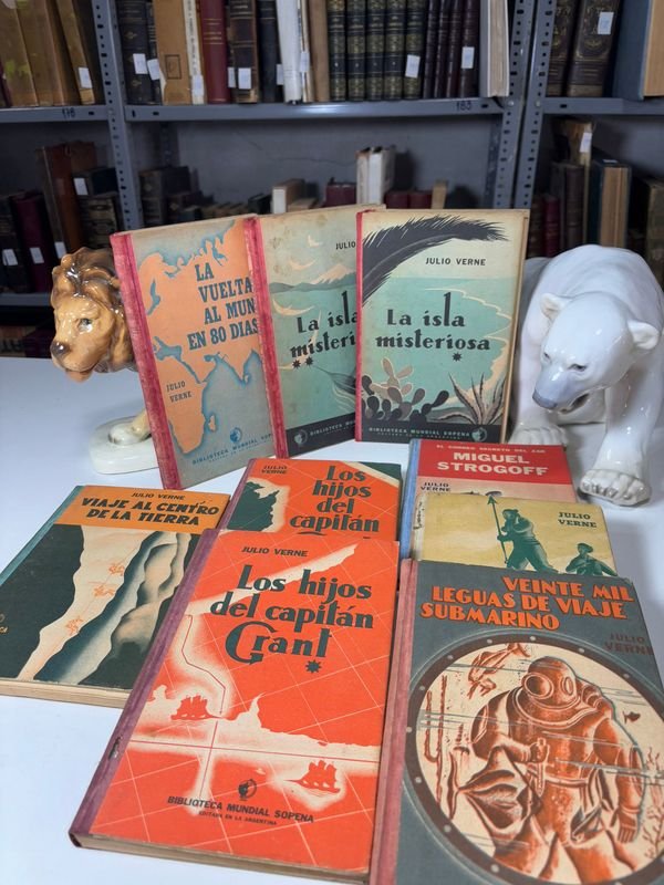 Lote anterior: Novelas Ilustradas de Julio Verne, Editorial Sopena 1940
