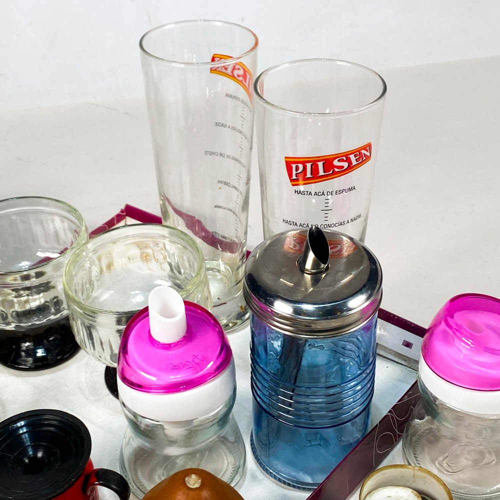 Vasos, Azucareros y Adornos de Vidrio y Plástico - imagen 4