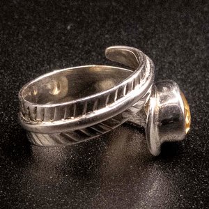 Anillo de Plata 925 con Citrino - imagen 2