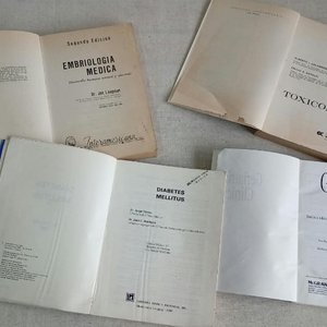 Lote de 6 Libros Médicos: Geriatría, Toxicología, Ginecología, Diabetes, Embriología y Paciente Grave - imagen 6
