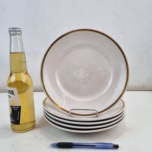 Juego de Vajilla Porcelana Olmos Blanca con Detalles Dorados - 19 Piezas - imagen 8