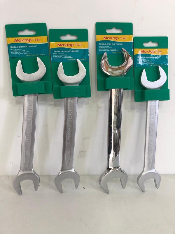 Set de 4 Llaves Estriadas Maxtop Tools Doble Boca - imagen 1