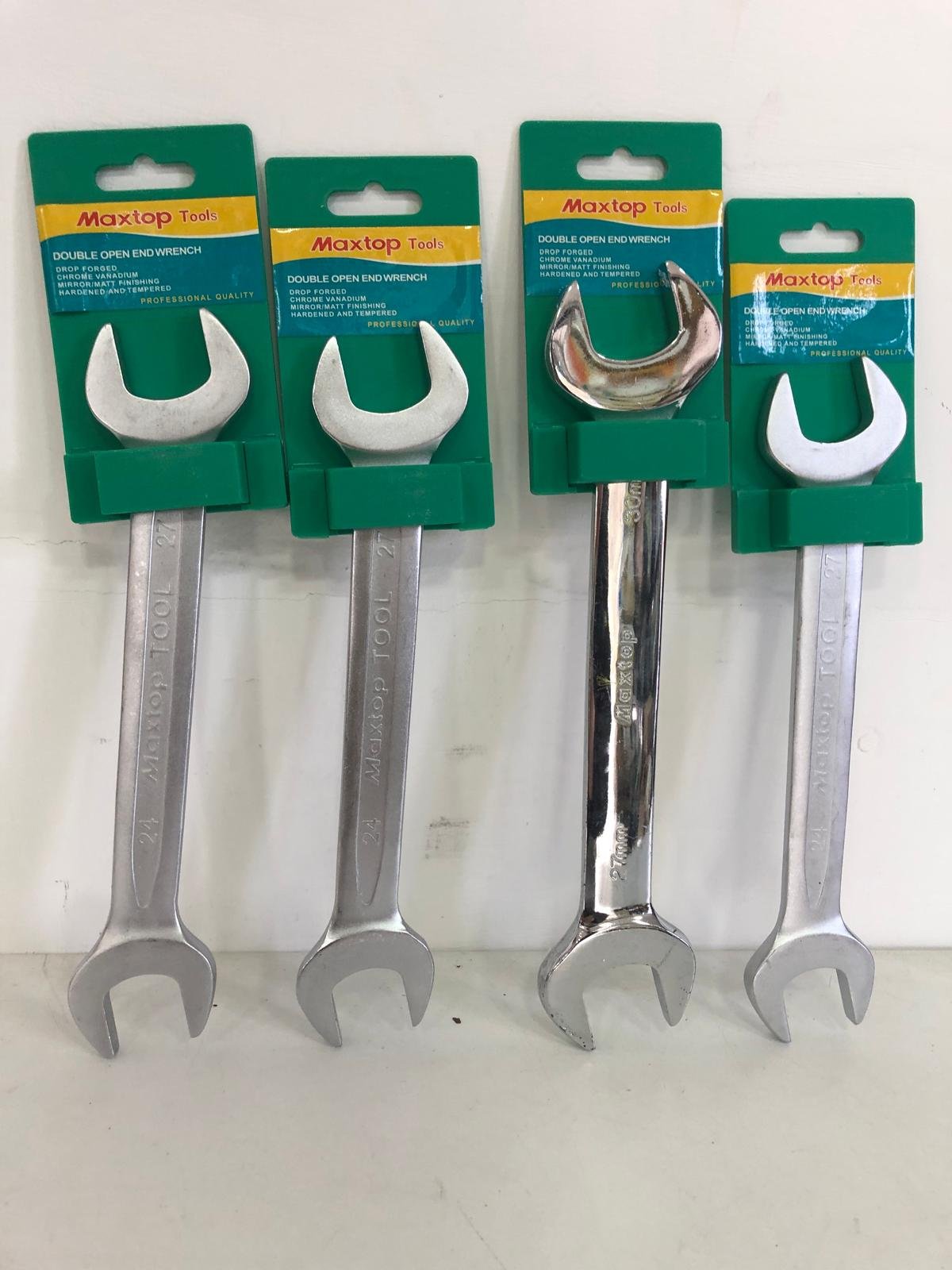 Set de 4 Llaves Estriadas Maxtop Tools Doble Boca