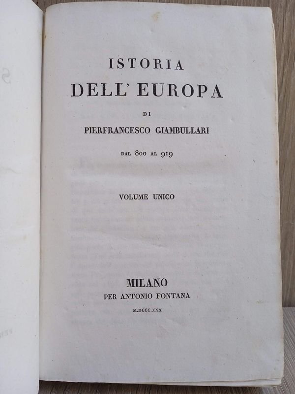 Libro histórico en italiano del año 1825 - imagen 2