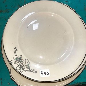 Set de 6 Platos y 1 Fuente Johnson Bros Sellado Inglés Porcelana - imagen 2