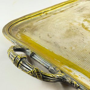 Bandeja en metal asas laterales de 46,5 x 37 cm - imagen 3