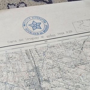 Mapa del Instituto Geográfico de La Barra y Los Cerrillos, Escala 1:50.000 - imagen 3