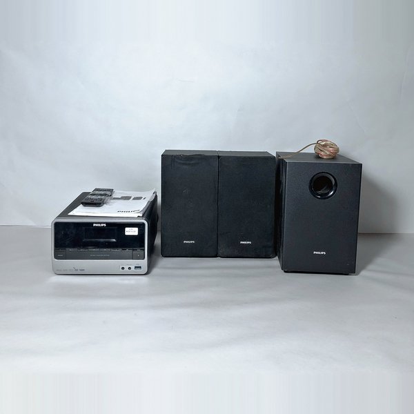 Equipo de música Philips Micro Theater MCD103 con parlantes y buffer - imagen 1