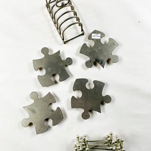 Set de 10 Piezas: Porta Tostadas, Posafuentes Puzzle y Posa Cubiertos - imagen 2