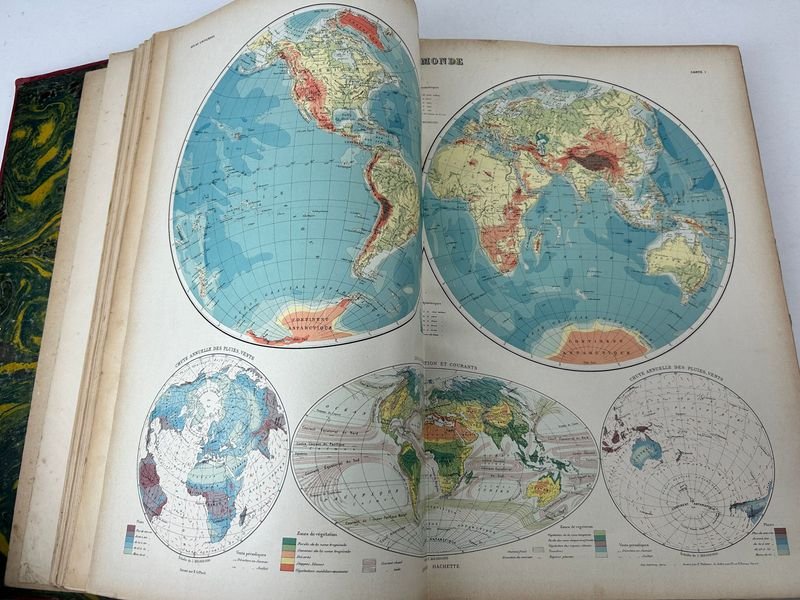 Atlas Universal de Geografía, Vivien de Saint-Martin & Schrader, Nueva Edición - imagen 4