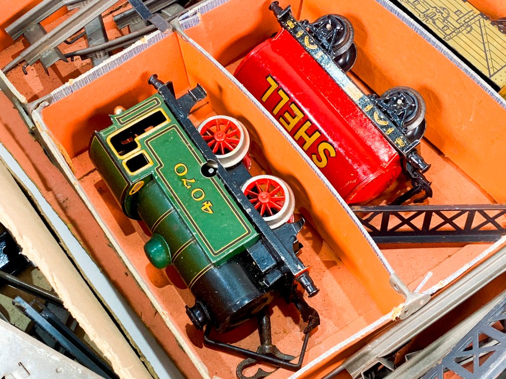 Juego de tren en chapa para niños - imagen 3