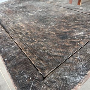 Mesa Rectangular Rústica de Lapacho Estilo Antiguo - imagen 5