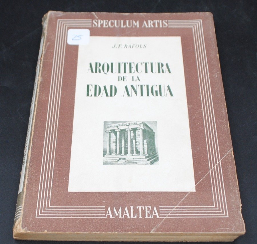Libro de Arquitectura de la Edad Antigua en buen estado - imagen 1