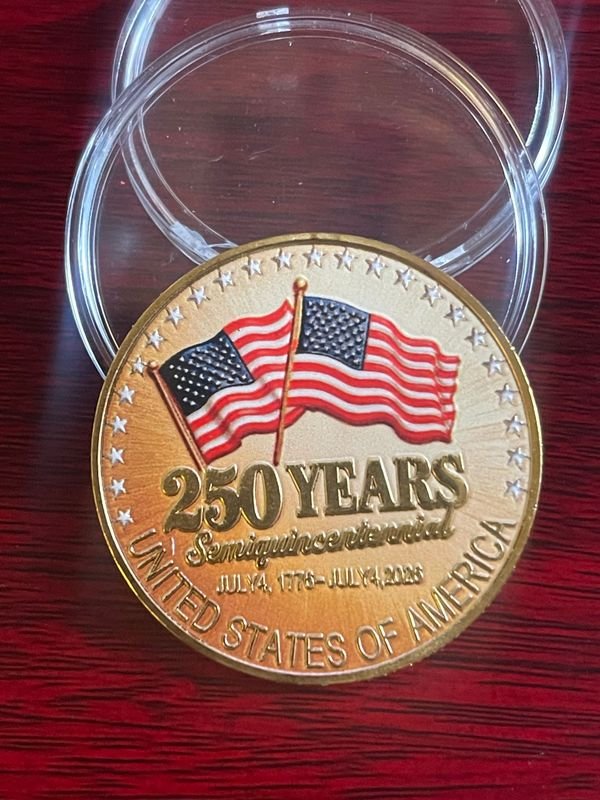 Moneda Conmemorativa Estados Unidos 250 Años de Independencia (1776-2026) - imagen 1