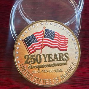 Moneda Conmemorativa Estados Unidos 250 Años de Independencia (1776-2026) - imagen 1