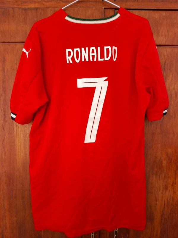 Camiseta oficial de Portugal con Puma y número 7 de Cristiano Ronaldo - imagen 3