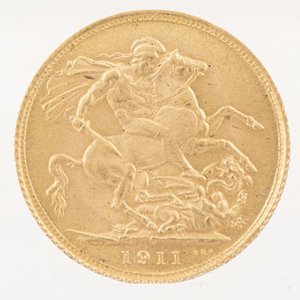 Lote siguiente: Moneda de Oro Británica 1 Libra 1911 - Jorge V