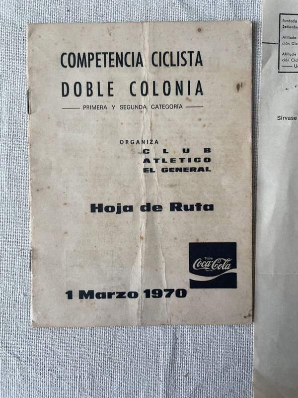 Documentación Histórica Ciclismo: Federación Ciclista del Uruguay 1970