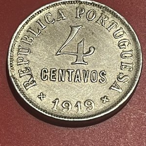 Lote anterior: Moneda de Portugal 4 Centavos de 1919