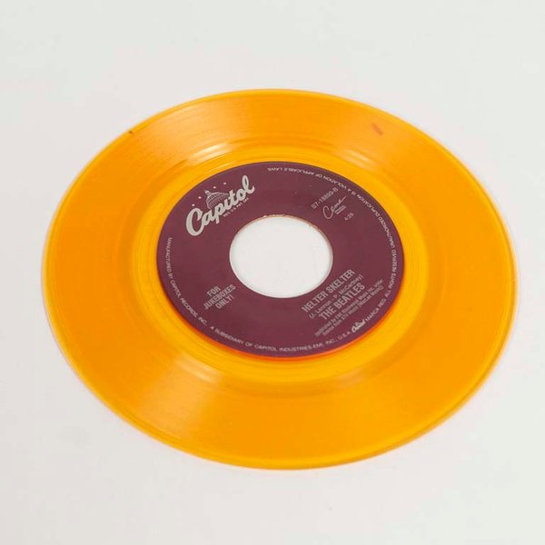 Disco Vinilo Single "Helter Skelter" The Beatles - Edición Coleccionista Capitol Records USA Amarillo