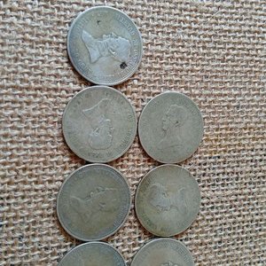 7 Monedas de Plata de la República Oriental del Uruguay - imagen 2
