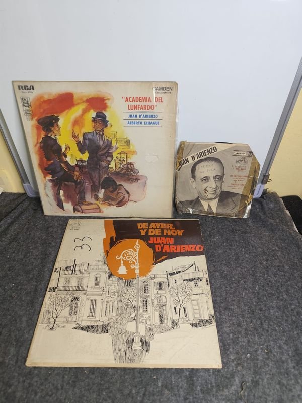 discos de vinilo de Juan D'Arienzo