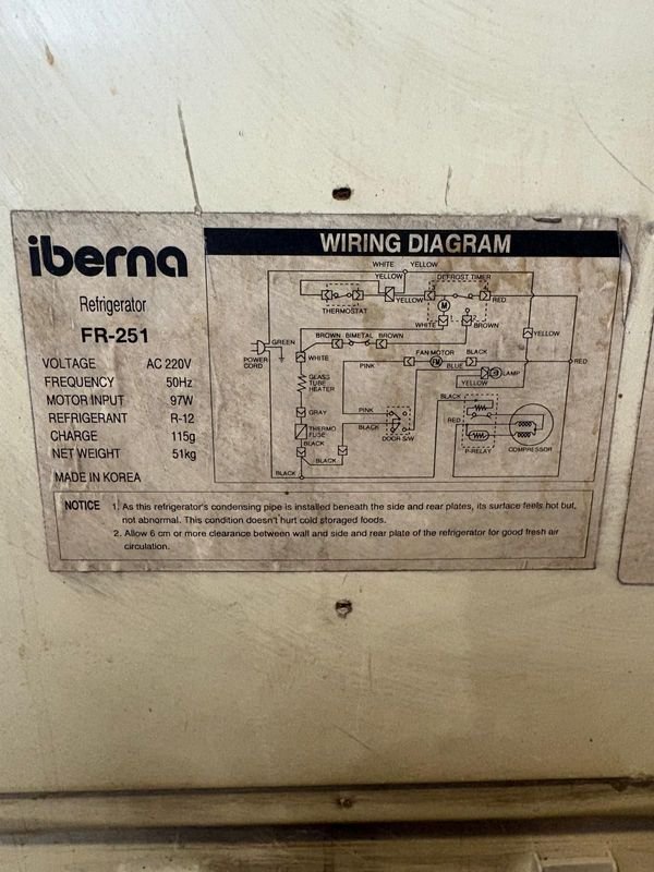 Heladera Iberna FR-251 frio seco - imagen 3