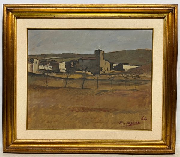 Edgardo Ribeiro - Paisaje español, óleo sobre tela - imagen 2