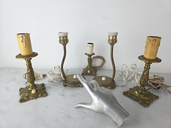 Lámparas de mesa de bronce de alta calidad