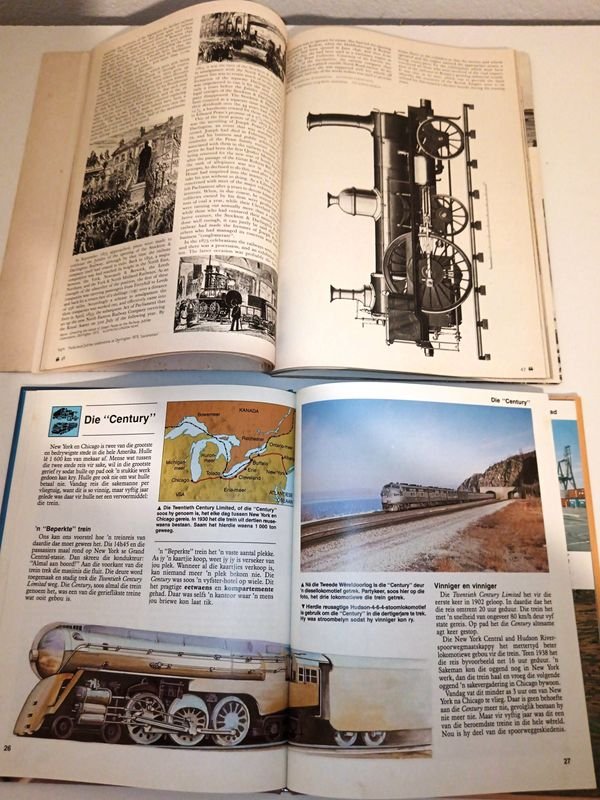 Libros sobre trenes en inglés, diferentes años y fotografías - imagen 5