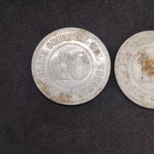 Lote de 2 Fichas de Estancia o Esquila con Marca de Ganado y Número 4 - imagen 6