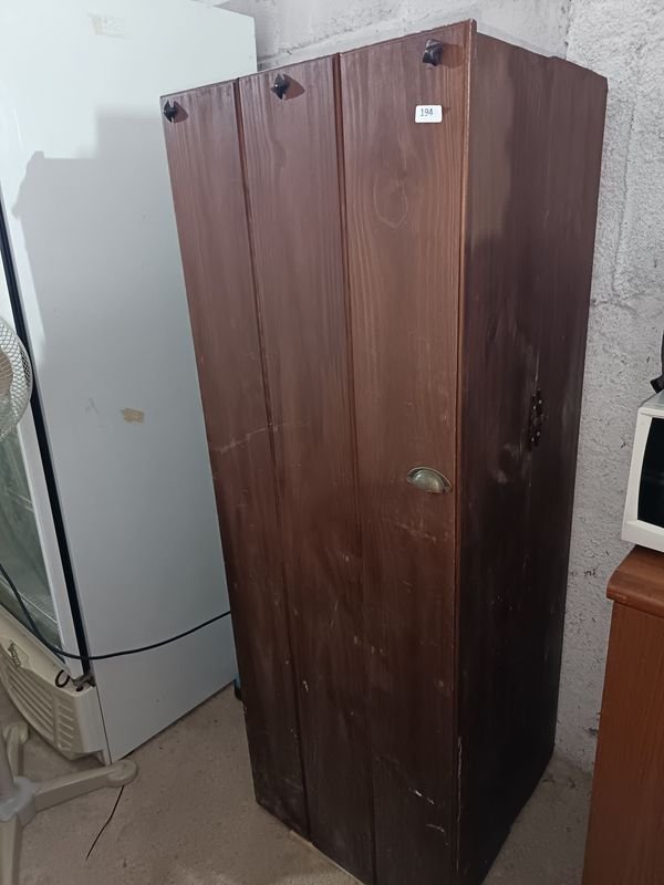 Biblioteca de Madera Maciza Doble Puerta
