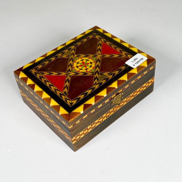 Dos cajas alhajeros en madera, una tipo morisca - imagen 4