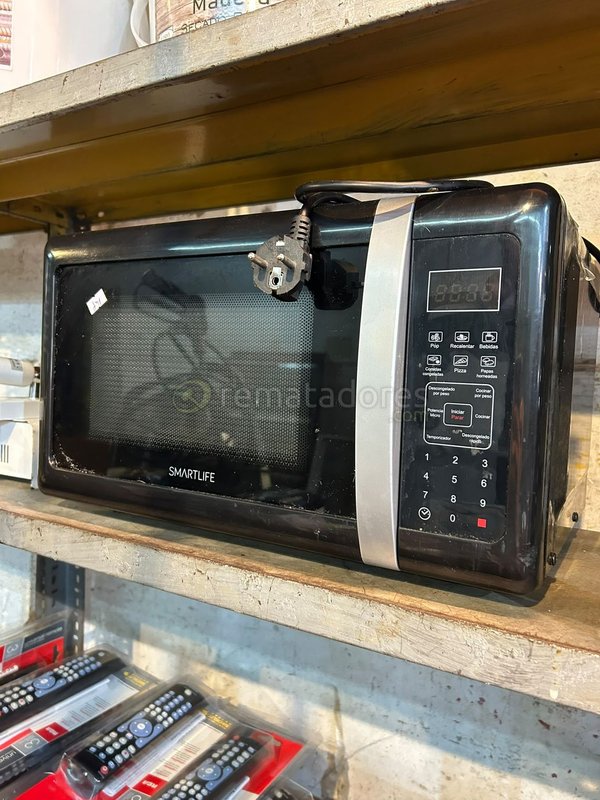 Microondas Smartlife Negro con Panel Digital