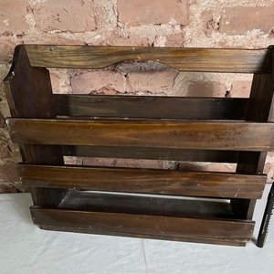 Revistero de Madera Rústico - imagen 2