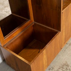Mueble Estante con Espejo y Guarda Superior de Vidrio Soplado - imagen 2