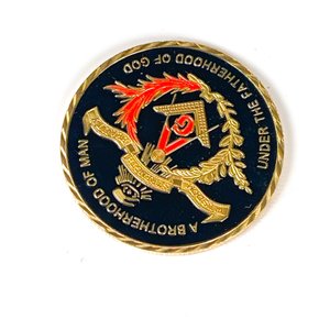 Medalla al Mérito "Smallbore National Rifle Association" y Moneda Masónica - imagen 4